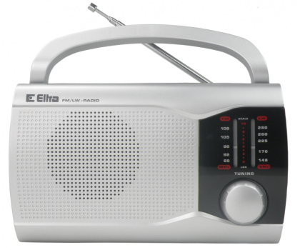 Radio i budzik ELTRA RO ELTRA EWA Srebrna